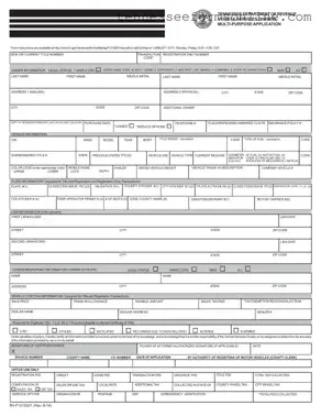 Blank Tennessee Application PDF Form
